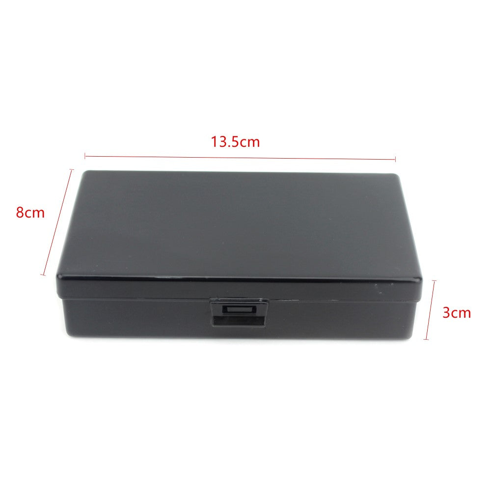 P8832 Plastic Storage Box Locking Screwdriver Holder Case - Black