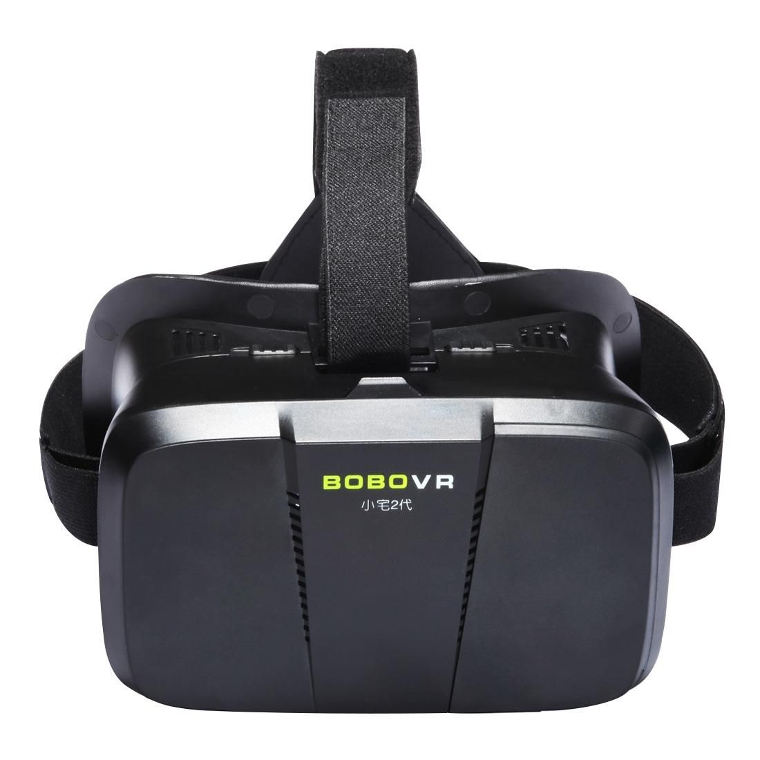 BOBO II Universal Virtual Reality 3D Video Glasses with Black Button Bluetooth Remote Controller for 4 to 6 inch Smartphones (White)