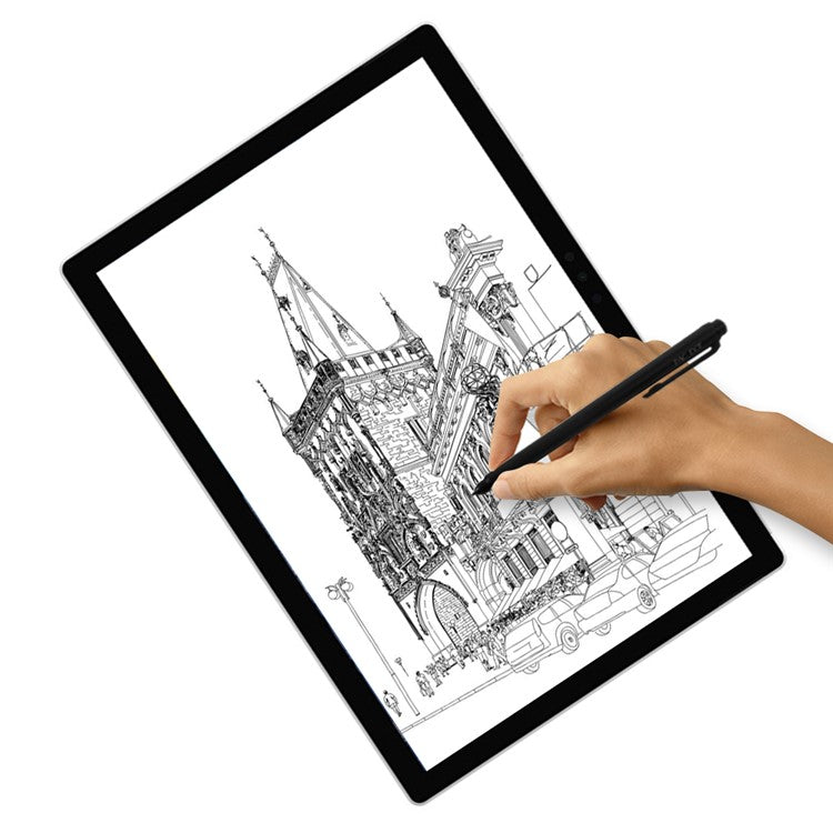 HANVON Active Stylus Pen with 1024 Levels of Pressure Sensitivity for Microsoft Surface 4/3/Pro 4/Pro 3 - Black