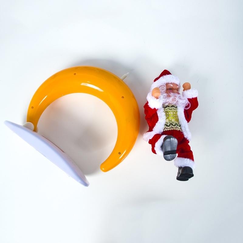 2 PCS Electric Dancing Christmas Music Old Man Santa Claus Children's Gift Decoration