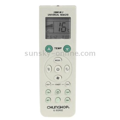 Chunghop Universal A/C Remote Control (White)
