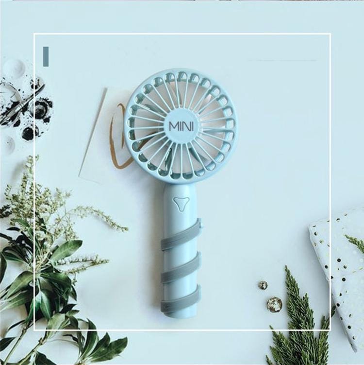 Simple Handheld Portable USB Mini Fan (Green)
