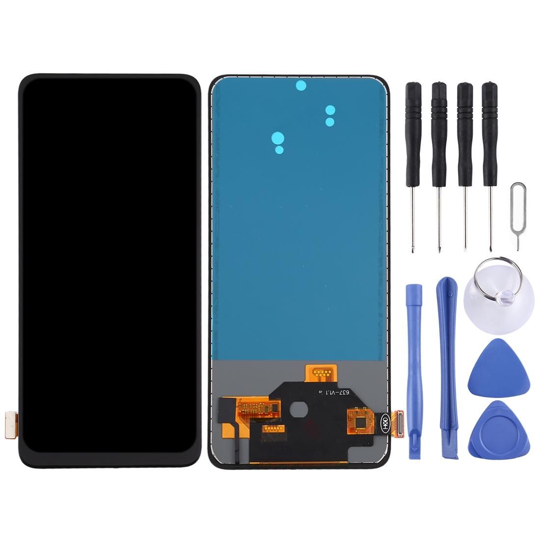 TFT Material LCD Screen and Digitizer Full Assembly For OPPO Reno 10x zoom