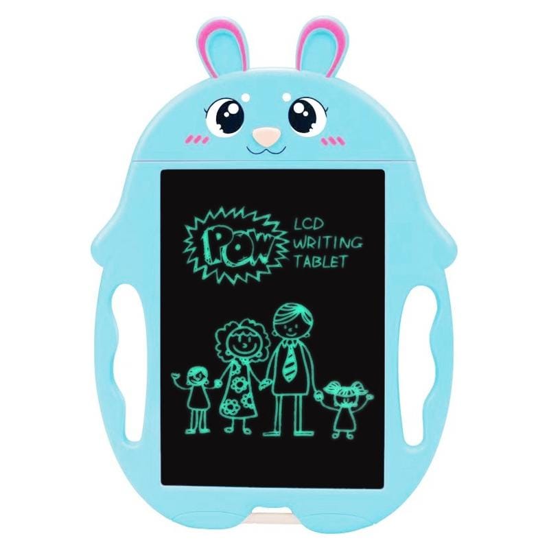 9 inch Children Cartoon Handwriting Board LCD Electronic Writing Board, Size:Monochrome Screen (Blue Rabbit)