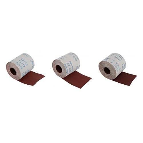 10m x 100mm 600 Grit Water Proof Emery Cloth Sanding Paper for Metalworking