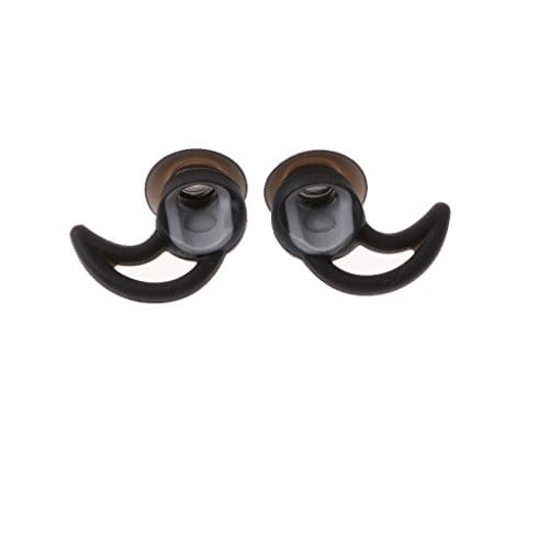 3Pair Soft Silicone Gel Ear Covers Eartips for QC30 QC20 S/M/L Black