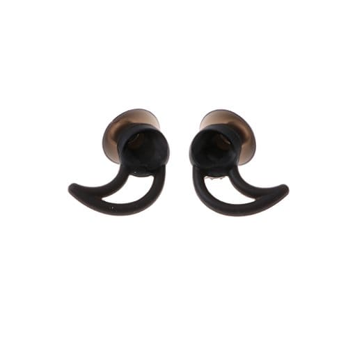 3Pair Soft Silicone Gel Ear Covers Eartips for QC30 QC20 S/M/L Black