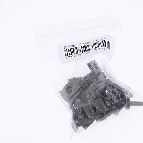 20x Motorcycle Scooter ATV Metal Fastener Rivet Retainers Screws and Clips