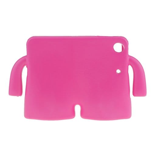 Protective PC 3D Stand Kids Dustproof Tough EVA Foam Case for iPad Air 1 2 PC Pink