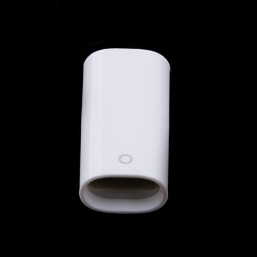 for Apple iPad Pro Pencil Charger Convertor Charge Power Cable Cord Female to Female F/F Connector White