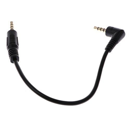 3.5mm Male to Male Audio Cable 4 Pole Stereo Aux Cable/Auxiliary Cable/Aux Cord for Smartphone, Tablets, Headset, Headphones, PC, Laptop