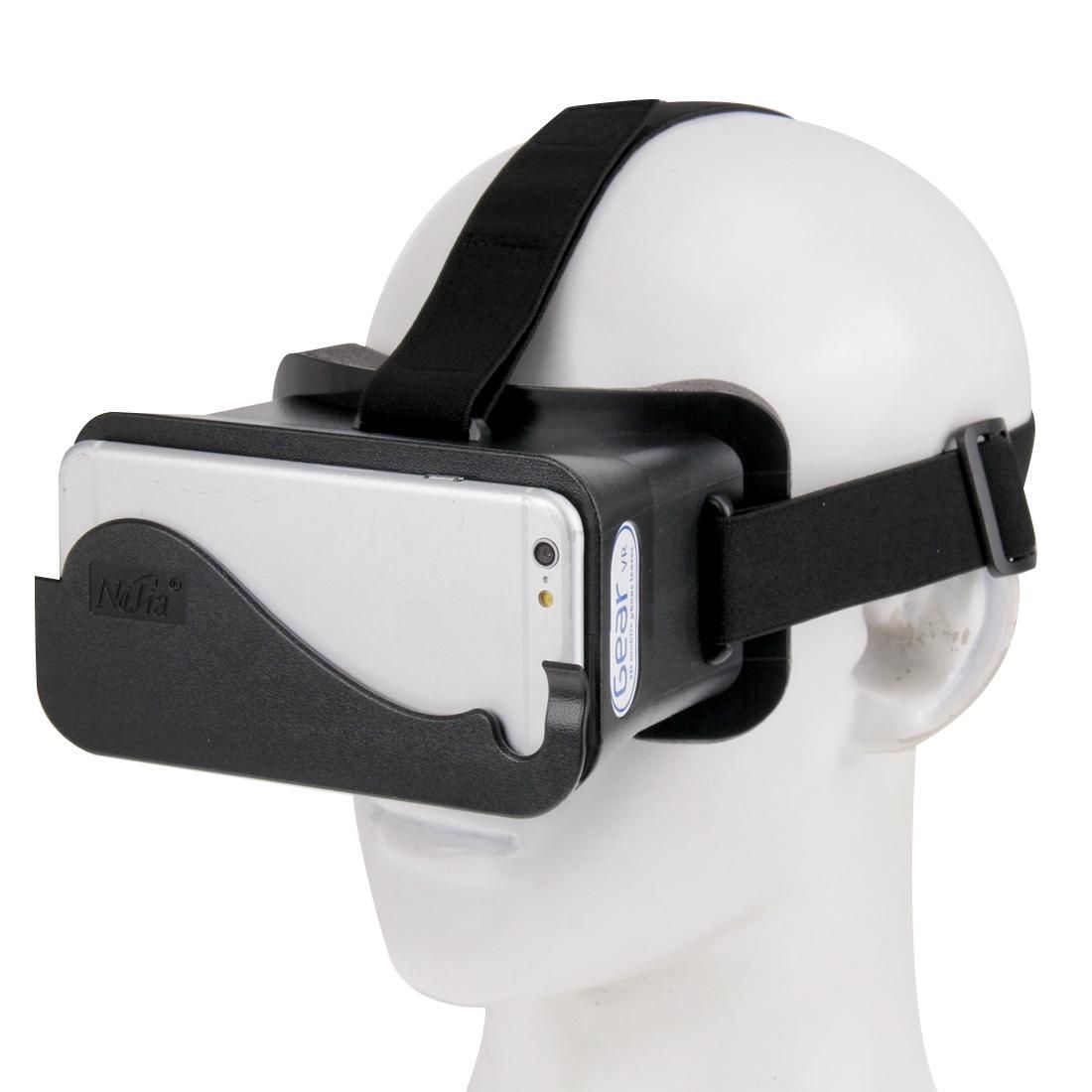 NJ-3D 1688B+ Universal Virtual Reality 3D Video Glasses for 4.7-5.5 inch Smart Phone (Black)