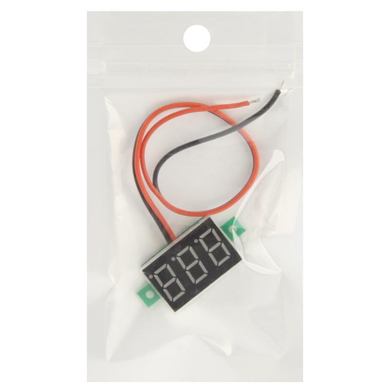 DC 3.2-30V Red Light Mini Digital Voltage Panel Meter (Style2)