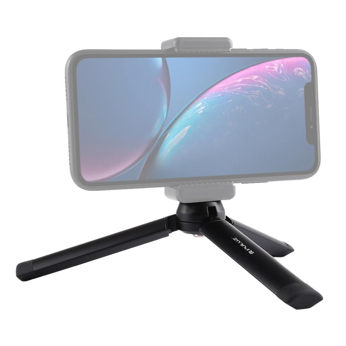 PULUZ Mini Pocket Metal Desktop Tripod Mount with 1/4 inch Screw for DSLR & Digital Cameras, Max Load: 10kg