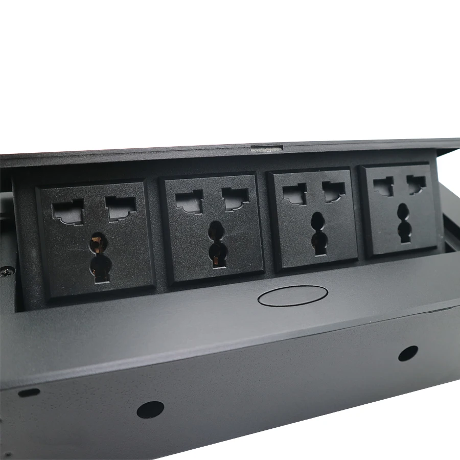 Desktop pop up Socket 4 Universal plug with 1.8m power cable