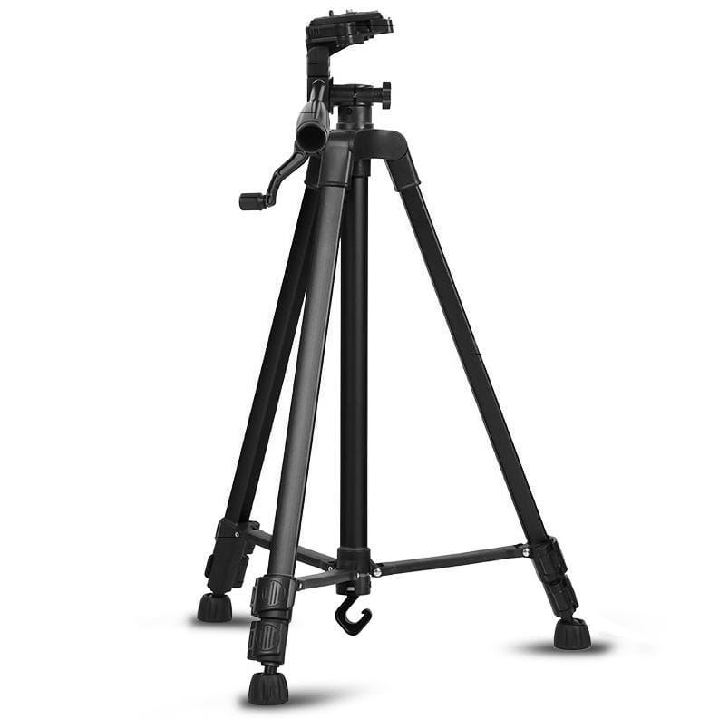 Portable Phone Live Selfie 3366 Tripod Stand DV SLR Camera Self-timer Full Light Bracket (Black)