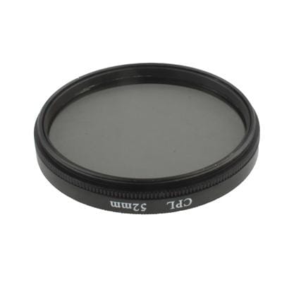 52mm Camera CPL Filter Lens (Black)