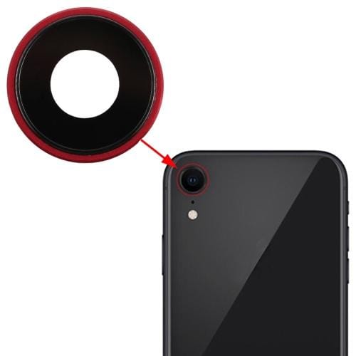 Back Camera Bezel with Lens Cover for iPhone XR (Red)