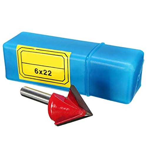 Router CNC Engraving V Groove Bit 6mm x 32mm x 60 Degree Woodworking Cutter