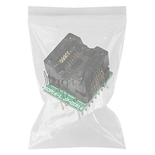 SOP16 SOIC16 to DIP16 IC Tester Socket Programmer Adapter ZIF 1.27mm Pitch