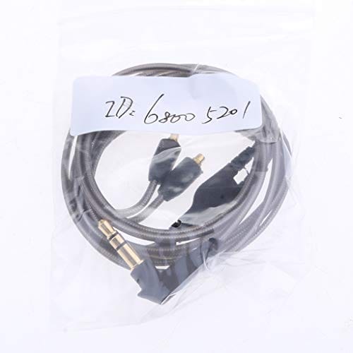 Repalcement Upgrade Cable MMCX Jack Copper Earphone Cord for SHURE SE215/SE315/SE846/SE535/UE900 with 3.5mm Plug