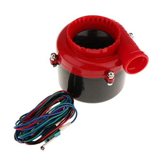 GZSMH Fake Dump Electronic Turbo Blow-Off Valve – Universal Red Analog Sound BOV (110db)