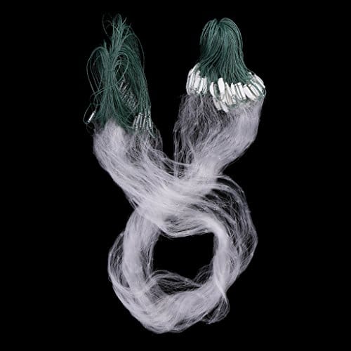 25m Fish Trap Hand Throw Fishing Gill Net Mesh Cast Net Gillnet with Float