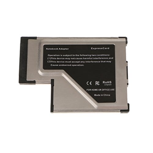 54mm 5Gbps Express Card Expresscard to 2 Ports USB 3.0 Inside Adapter ASM1042