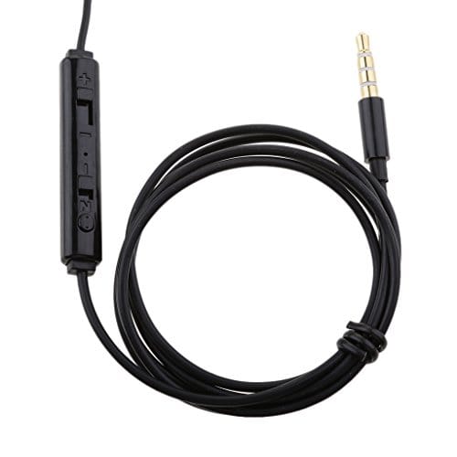 3.5mm In Ear Air Tube Anti-radiation Earphone Microphone Headphone Single Earpiece Black