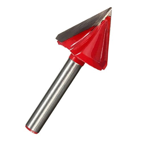 Router CNC Engraving V Groove Bit 6mm x 32mm x 60 Degree Woodworking Cutter