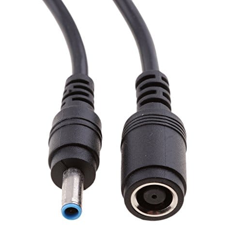 2 Pieces for HP Dell DC Power Cable 7.4x5.0mm Female to 4.5x3.0mm Male