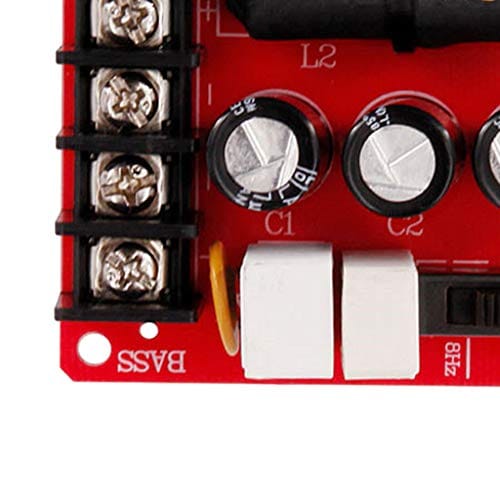 Bass Subwoofer Second-Order Crossover Frequency Divider DIY Home Theater Without Soldering