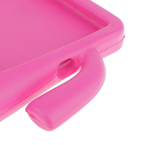 Protective PC 3D Stand Kids Dustproof Tough EVA Foam Case for iPad Air 1 2 PC Pink