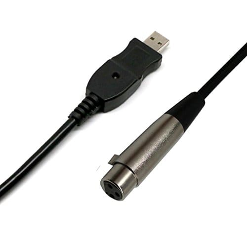 Usb Microphone Cable Xlr Female To Usb Male 3 Meters (9.8 Ft) Microphone Mic Link Cable Studio Audio Adapter Connector