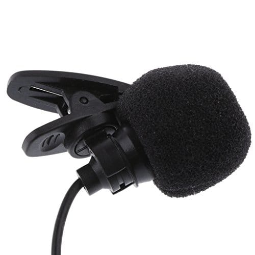 Protbale Wireless Lavalier (Lapel) Microphone System with Bodypack Transmitter and 6.35mm Jack Receiver Set