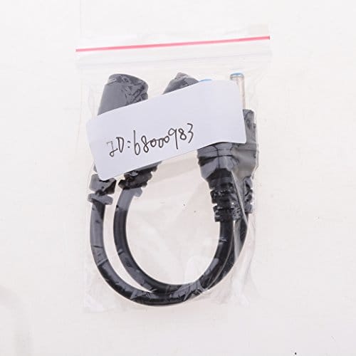 2 Pieces for HP Dell DC Power Cable 7.4x5.0mm Female to 4.5x3.0mm Male