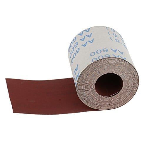 10m x 100mm 600 Grit Water Proof Emery Cloth Sanding Paper for Metalworking