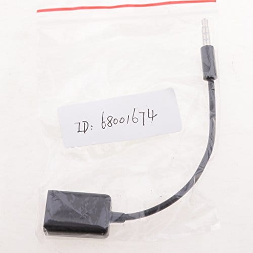 3.5mm 1/8 inch Male AUX Audio Plug Jack to USB 2.0 Female Converter Cable Cord