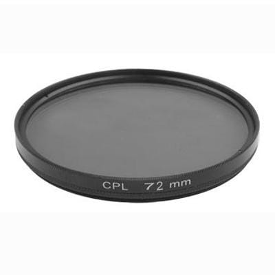 72mm Camera CPL Filter Lens (Black)