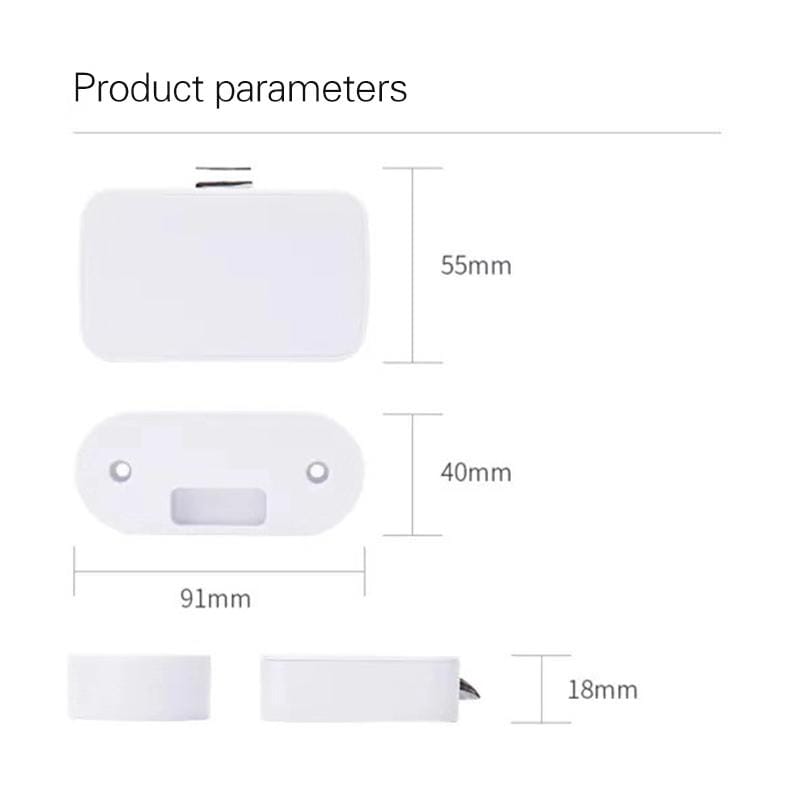 T1 Bluetooth + APP Smart Drawer Lock Invisible Lock (White)