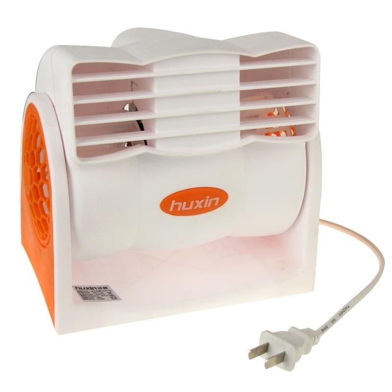 HX-T101 AC 220V 30W 2-Speed Adjustable Silent Household Bladeless Electric Fan (Orange)