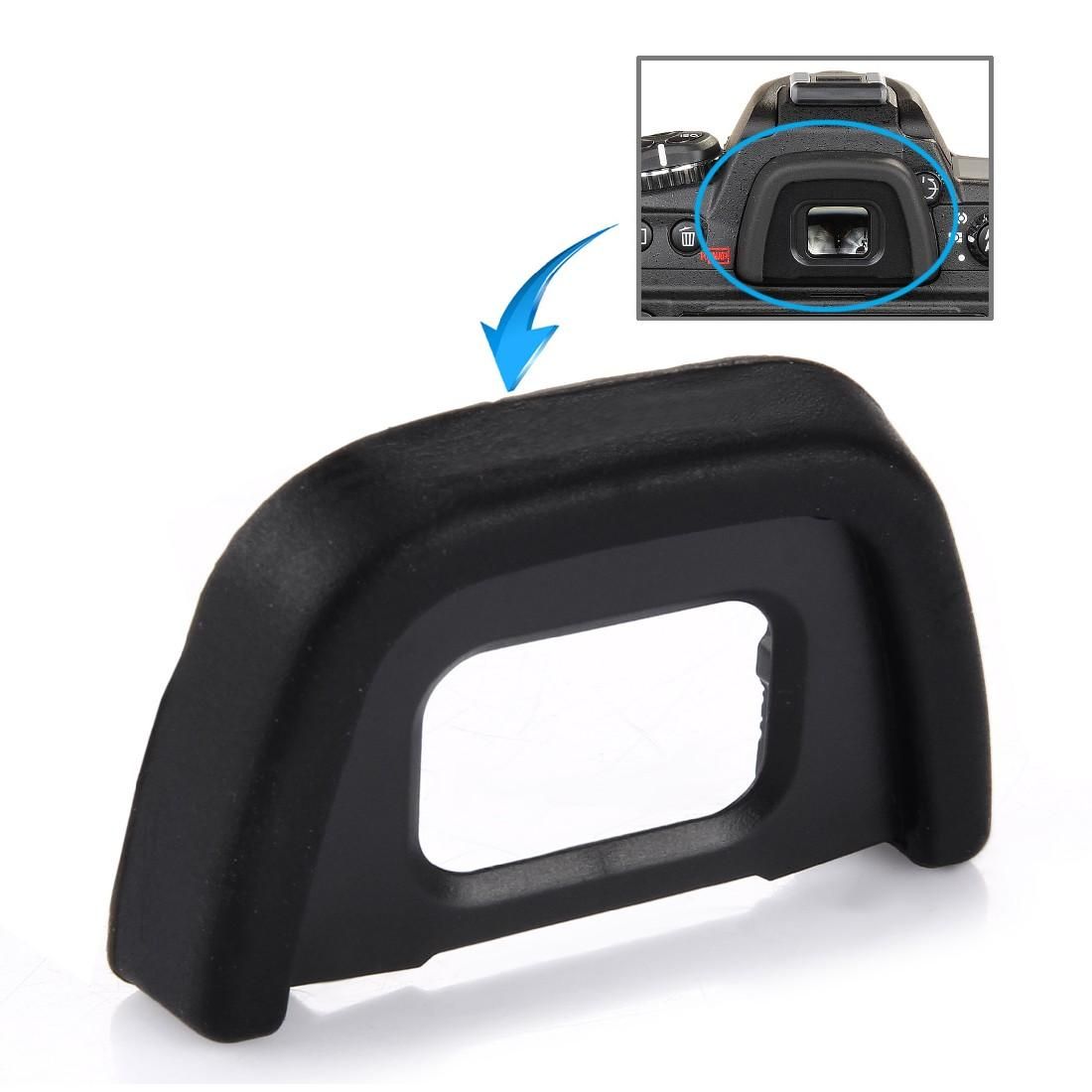 Rubber Eyecup DK-23 for Nikon D300 / D300S (Black)