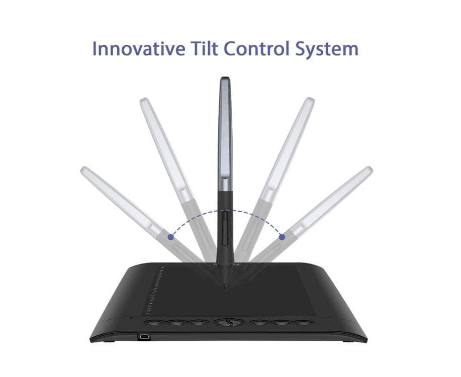 HUION H610PRO V2 5080LPI PROFESSIONAL ART USB GRAPHICS DRAWING TABLET FOR WINDOWS / MAC OS, WITH BATTERY-FREE PEN