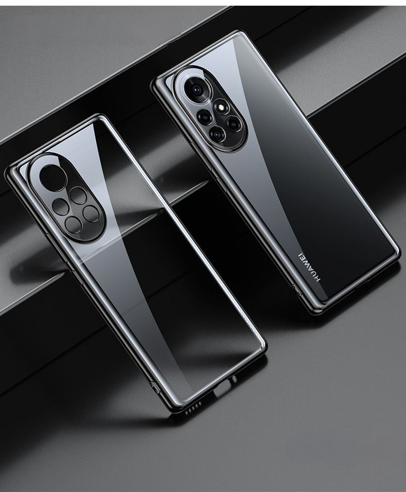 Transparent Electroplating Straight Edge Ultra-Thin TPU Suitable For Nova 8