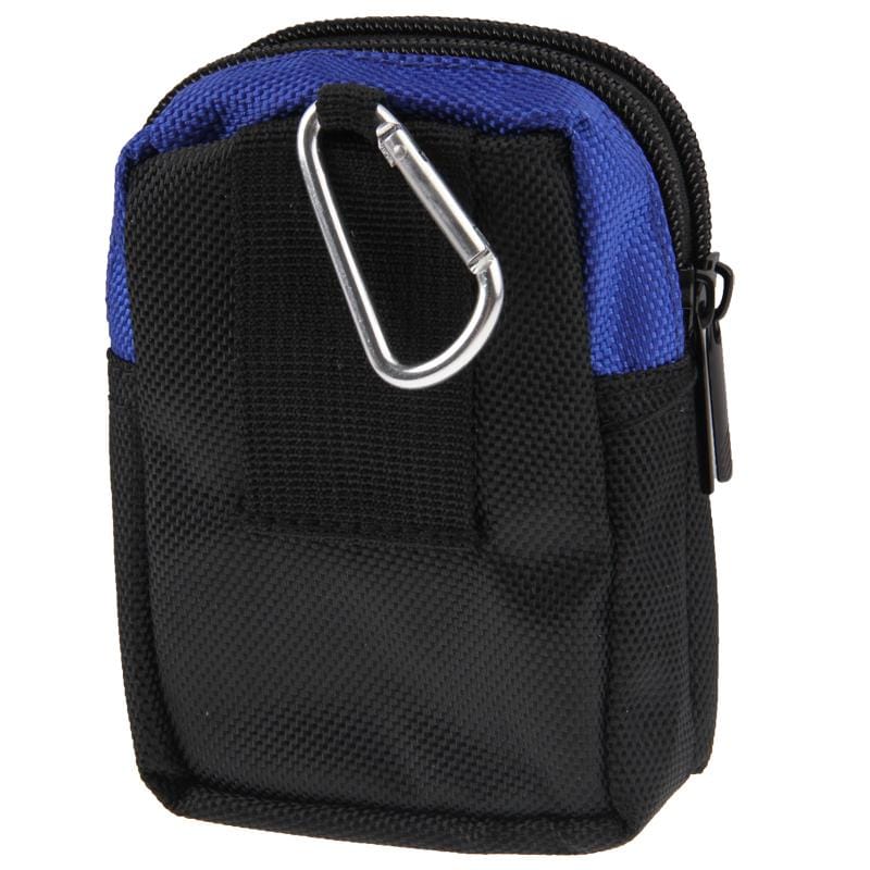 Stylish Outdoor 2-layer Camera Bag, Size: approx. 12cm x 8cm x 4cm (Blue)