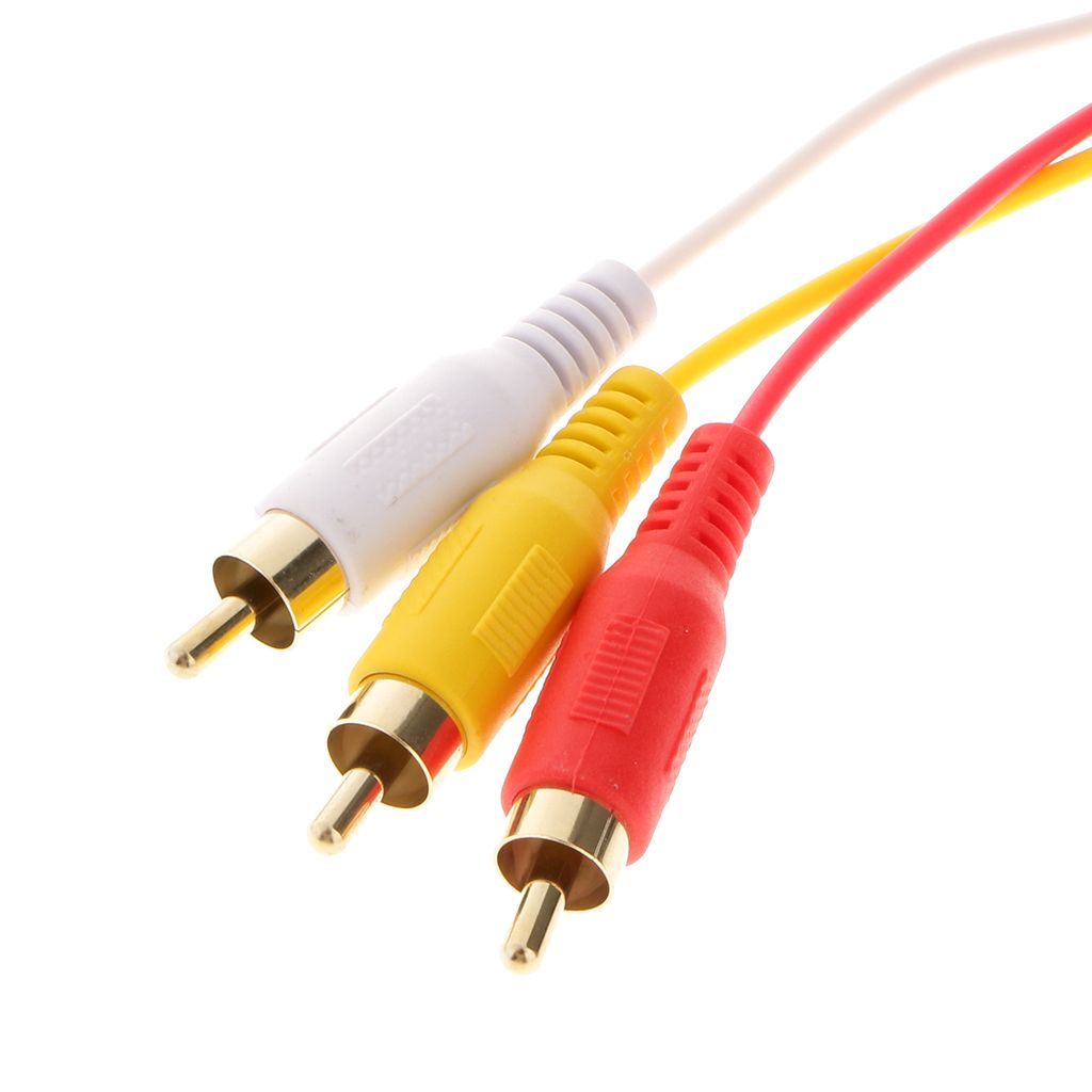 1.5M HDMI Male to 3 RCA Audio Video AV Component Cable Adapter Gold Plated