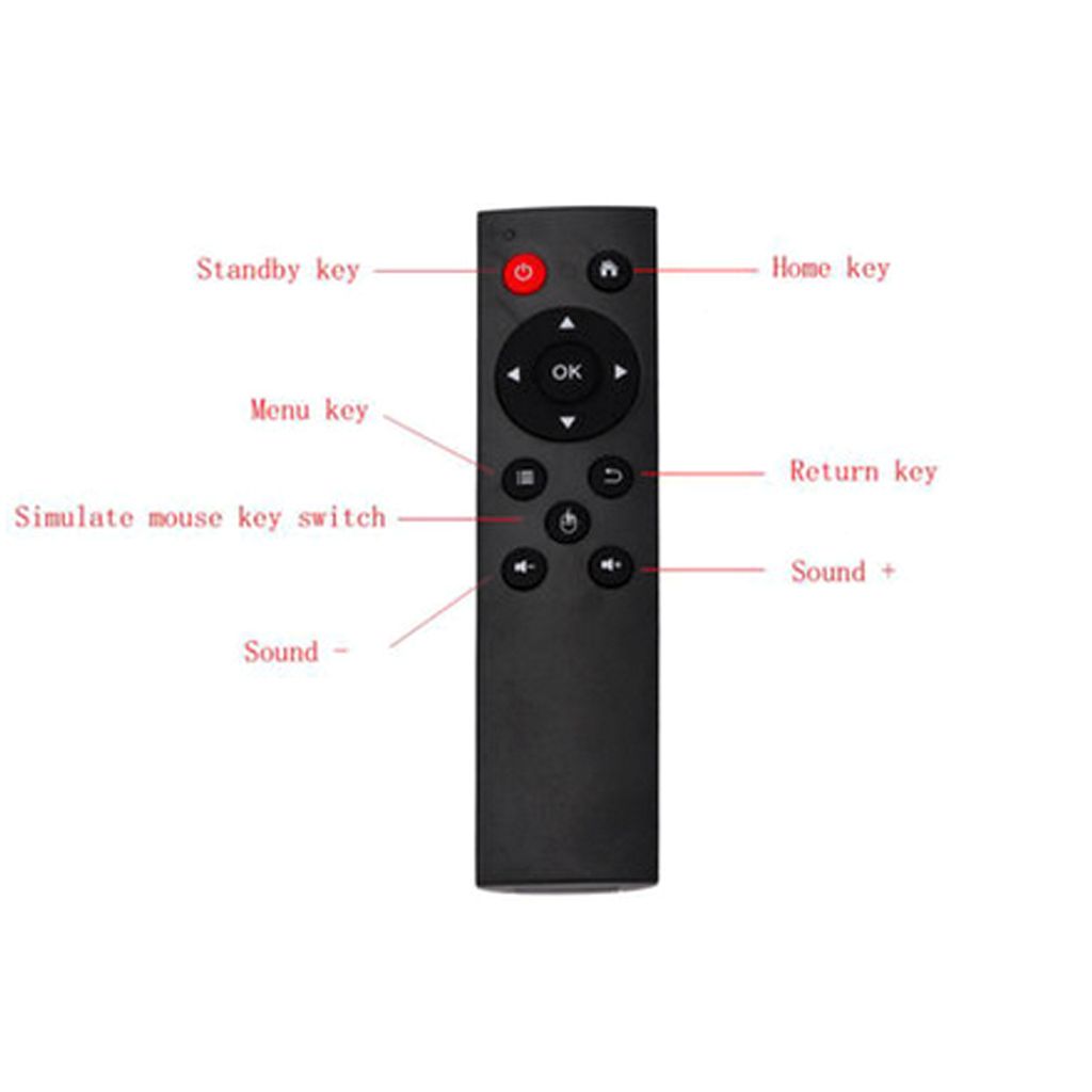 2.4G Wireless Remote Control Keyboard For Android TV Box PC CASA