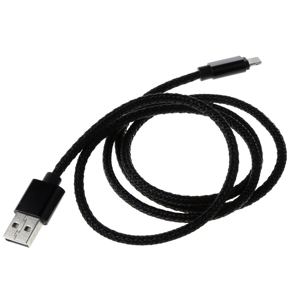 1m Data Sync Fast Charging Charger Cable Cord For Iphone black