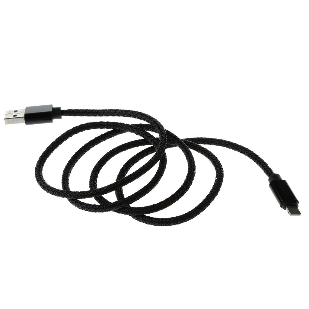 1m Data Sync Fast Charging Charger Cable Cord For Iphone black