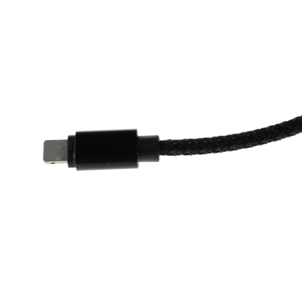 1m Data Sync Fast Charging Charger Cable Cord For Iphone black